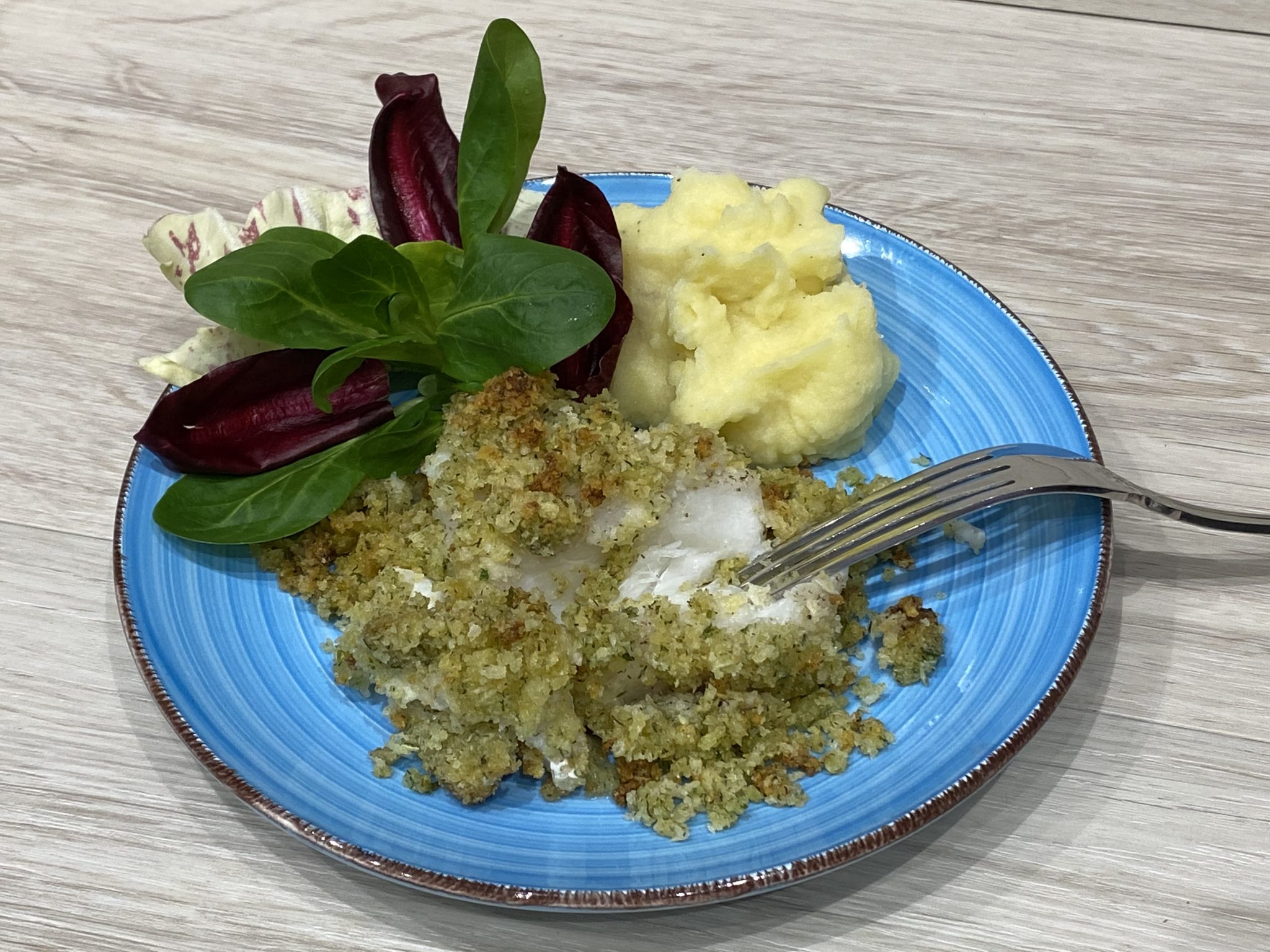 Fischfilet mit knuspriger Kräuterkruste überbacken - schnell und ...