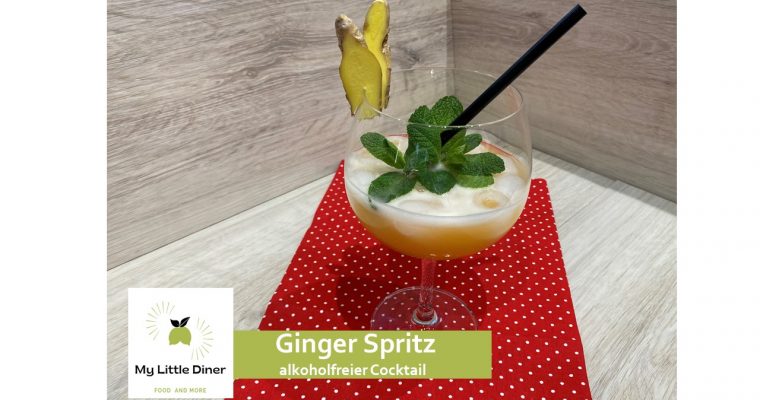 Ginger Spritz – erfrischender Cocktail – alkoholfrei