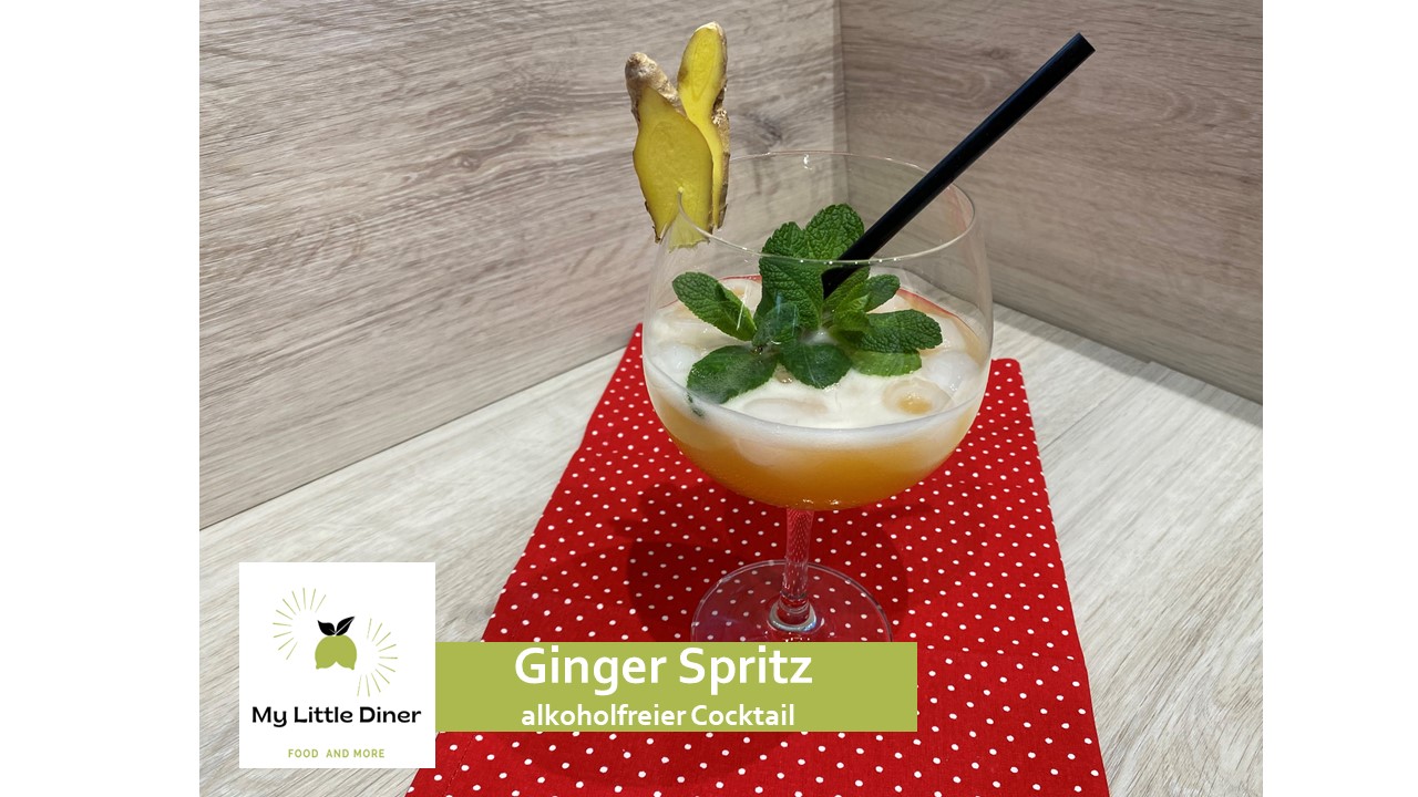 Ginger Spritz – erfrischender Cocktail – alkoholfrei