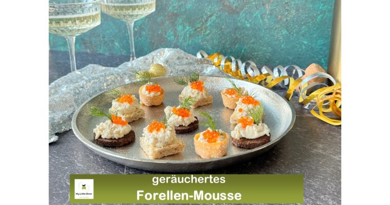 Geräuchertes Forellen-Mousse – schnell und einfach zubereitet – perfekt für Fingerfood und Canapés