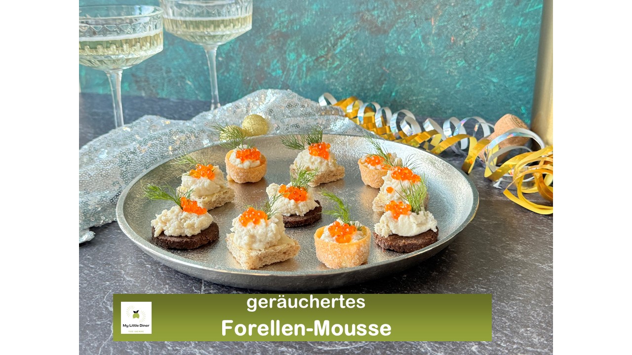 Geräuchertes Forellen-Mousse – schnell und einfach zubereitet – perfekt für Fingerfood und Canapés