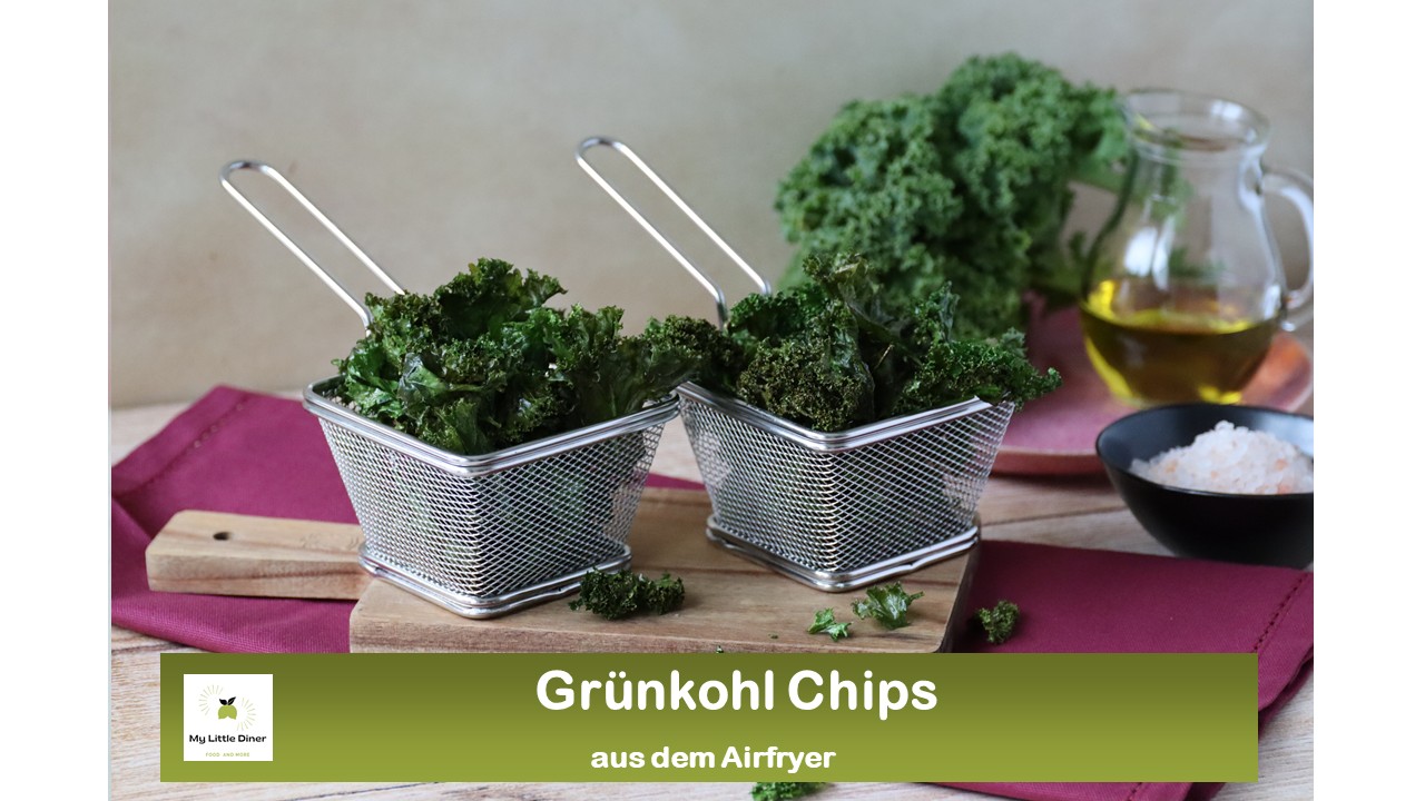 Grünkohl Chips aus dem Airfryer – der gesunde low-carb Snack